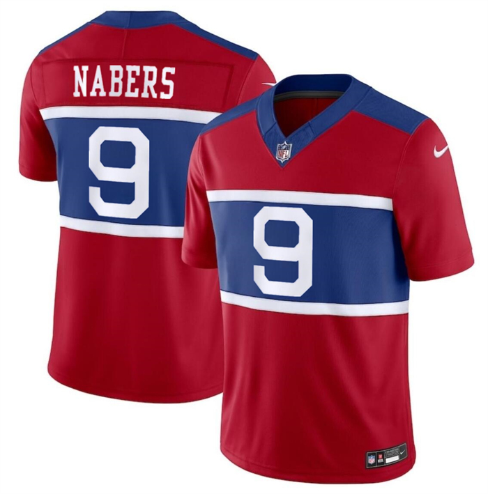 Youth New York Giants #9 Malik Nabers Century Red Alternate Vapor F.U.S.E. Limited Stitched Football Jersey Youth New York Giants #9 Malik Nabers Century Red Alternate Vapor F.U.S.E. Limited Stitched Football Jersey