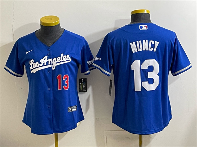 Youth Los Angeles Dodgers #13 Max Muncy Royal Alternate Stadium Stitched Baseball Jersey Youth Los Angeles Dodgers #13 Max Muncy Royal Alternate Stadium Stitched Baseball Jersey