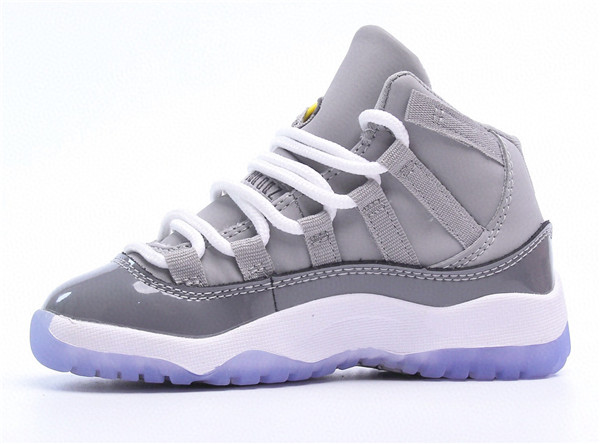 Youth Running Weapon Air Jordan 11 Grey Shoes 011