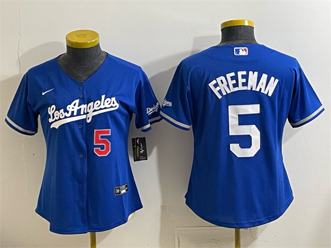 Youth Los Angeles Dodgers #5 Freddie Freeman Royal Alternate Stadium Stitched Baseball Jersey Youth Los Angeles Dodgers #5 Freddie Freeman Royal Alternate Stadium Stitched Baseball Jersey