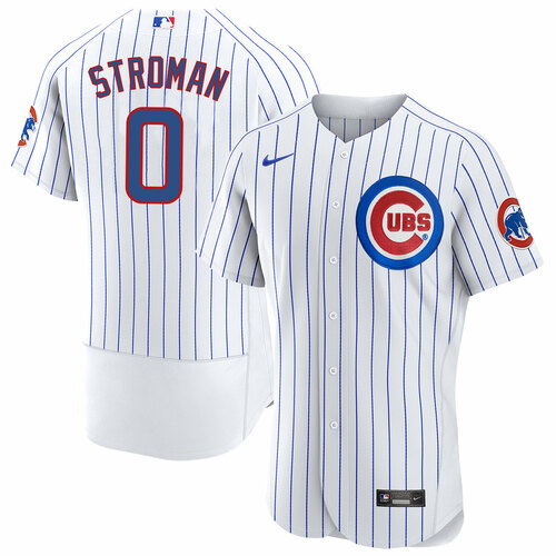 Men's Chicago Cubs #0 Marcus Stroman White Flex Base Stitched Jersey Men's Chicago Cubs #0 Marcus Stroman White Flex Base Stitched Jersey
