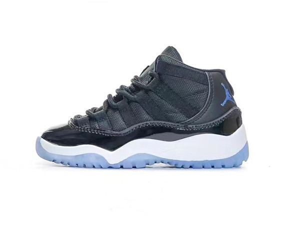Youth Running Weapon Air Jordan 11 Black Shoes 013