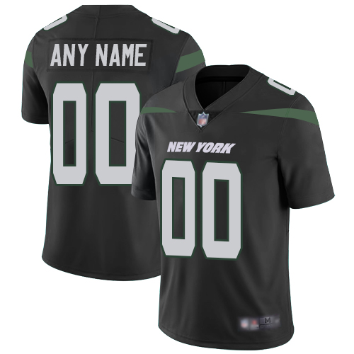 Youth New York Jets ACTIVE PLAYER Custom Black Vapor Untouchable Limited Stitched Jersey Youth New York Jets ACTIVE PLAYER Custom Black Vapor Untouchable Limited Stitched Jersey