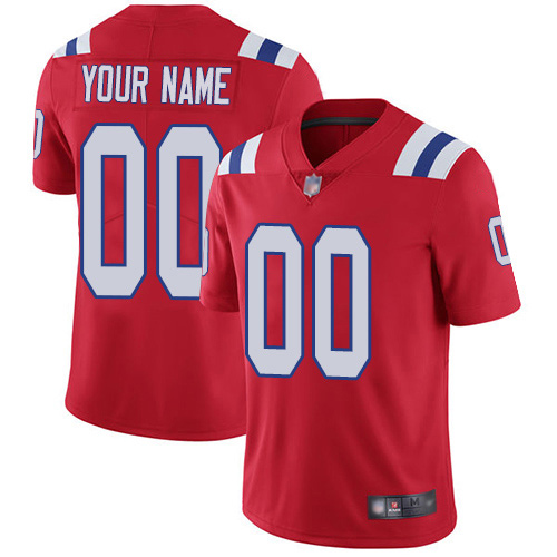 Youth New England Patriots ACTIVE PLAYER Custom Red Vapor Untouchable Limited Stitched Jersey Youth New England Patriots ACTIVE PLAYER Custom Red Vapor Untouchable Limited Stitched Jersey