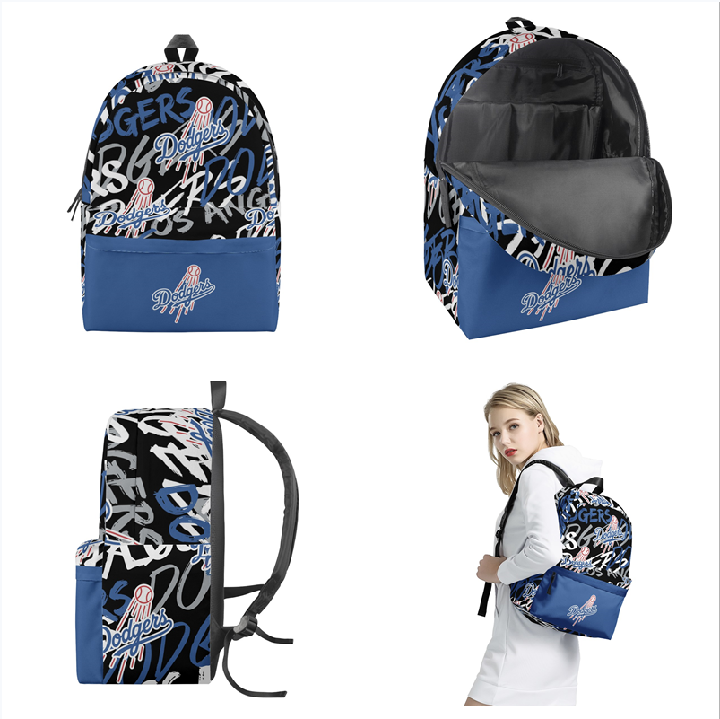Los Angeles Dodgers All Over Print Polyester Backpack 001