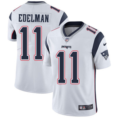 Youth New England Patriots #11 Julian Edelman White Vapor Untouchable Stitched NFL Jersey Youth New England Patriots #11 Julian Edelman White Vapor Untouchable Stitched NFL Jersey