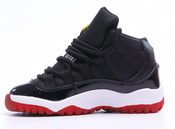 Youth Running Weapon Air Jordan 11 Black Shoes 008
