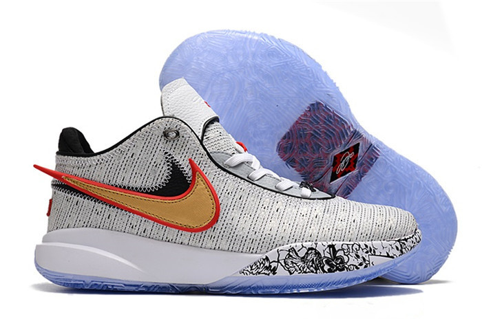 Men's Running weapon LeBron James 20 Grey Shoes 088 Men's Running weapon LeBron James 20 Grey Shoes 088